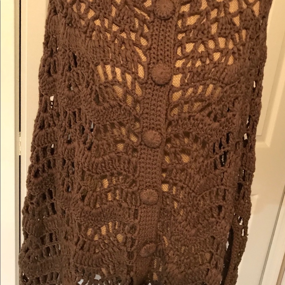 Sweater poncho